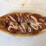 築地銀だこ - 明太子チーズたこ焼きです。