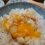 天ぷらめし 金子半之助  日本橋店 - 玉子天婦羅は中トロトロ