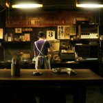 大甚 - 開店前の店内(酒燗場)