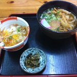 うどんや元 - 日替うどん+ミニ親子丼　600円