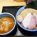 麺屋一燈 - 2016.4 特製濃厚魚介つけめん（1,080円）＋大盛り券（100円）