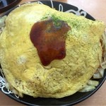 虎之介 - オムのせ焼きそば大盛り