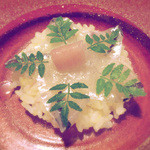 御料理 樋渡 - お花の形をした長崎産細魚のお鮨