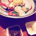 御料理 樋渡 - 日本酒に酒盗を加え煮切ったものとちり酢