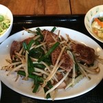 Yakiyaki Kuroto - レバニラ炒め定食
                      （￥550円）