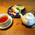 ハナノワcafe - 選べるドリンク付き。