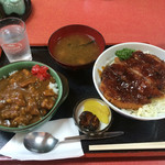 マルモ食堂 - ソースカツ丼&半カレー