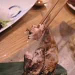 原始焼・二代目・魚々子 - アジをほぐしてみた