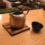 原始焼・二代目・魚々子 - 熱燗