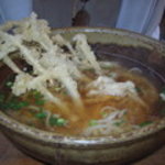 うどんの紀元 - ゴボウ天うどん