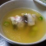 かじき - 甘鯛と松茸の蒸し煮