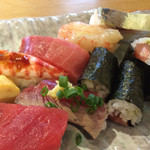 Sushi Kou - にぎり並 1300円税込 ズームアップ