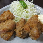割烹 嶋村 - 若鳥一口揚げ皿盛り