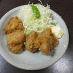 割烹 嶋村 - 若鳥一口揚げ皿盛り