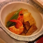 煮物（穴子茄子巻き・海老・いんげん）