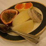 玄武風柳亭 - 水菓子（パッションフルーツ・ドラゴンフルーツ・梨・みかん）