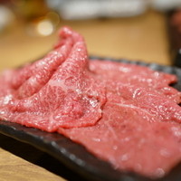 炭火焼肉 なかはら - 2016.4 イチボ、カタ三角（おまかせコース）