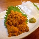 居酒屋 兀突骨 - 雲丹＆イカ刺し