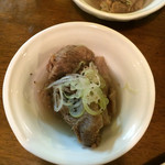 へぎそば処　うち田 - 牛もつ煮，これは美味い！！