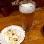 串DEバル ロンサカバ - 生ビール お通し