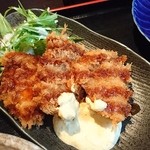 魚料理 渋三吉成 - おかず２：カキフライ