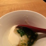 よろにく - 生豆腐とあおさジュレ