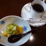いち川 - デザートとコーヒー