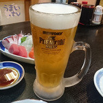 お食事処水仙 - お食事処水仙　　プレミアムモルツ樽生