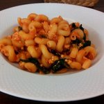 ヴィア トスカネッラ - カヴァタッピ：鶏挽肉とホウレン草のトマトクリームソース（2016.3）