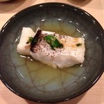 新ばし しみづ - 髭鱈の酒蒸し