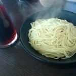 ラーメンばか馬 - 替え玉（100円）とラーメンダレ