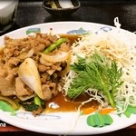 Yabu - 生姜焼き定食の生姜焼き