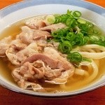 純手打うどん よしや - 讃岐もち豚の肉うどん