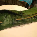 Spice&Dining KALA - 201604再訪 バナナの葉で包んでるのは・・・