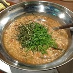 元祖台湾もつ鍋仁 - 雑炊(201604)