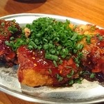 元祖台湾もつ鍋仁 - オモニの唐揚げ(201604)