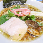 むぎとオリーブ - はまぐり蕎麦