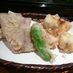 すし処 錦 - トロ＆タコの天ぷら