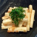 地酒BAR 山新 - H28.04.15 長芋の明太子和え \500