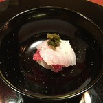 にくの匠 三芳 - サーロインとイカの寿司