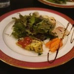 本日の前菜盛り合わせ