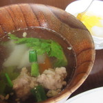 Shiyatomuyamukumpochana - メインが汁物でないときはスープが付きます