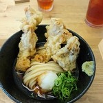 築港麺工房 - 鶏天ぶっかけうどん　弐