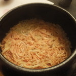 旬菜 おぐら家 - 生桜えびと新生姜の炊き込みご飯