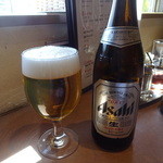 大門焼肉レストラン - 瓶ビール：550円 (2016/3)