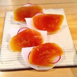 蕎房 猪口屋 - カラスミ大根