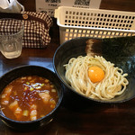 麺座 かたぶつ - KARA辛つけ麺
      釜玉バージョン