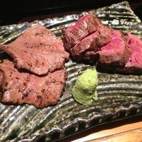 赤坂 金舌 - 上遅得定食、タンとさがりの炭火焼き