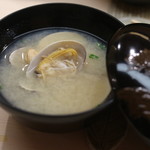 日本橋蛎殻町 すぎた - 蛤の味噌汁