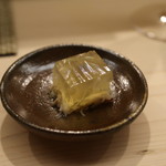 日本橋蛎殻町 すぎた - オコゼのあらで作った煮凍り